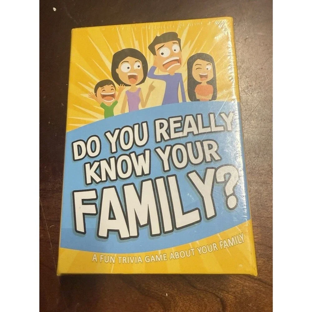Do You Really Know Your Family? - A Fun Trivia Game About Your Family - NEW 8+